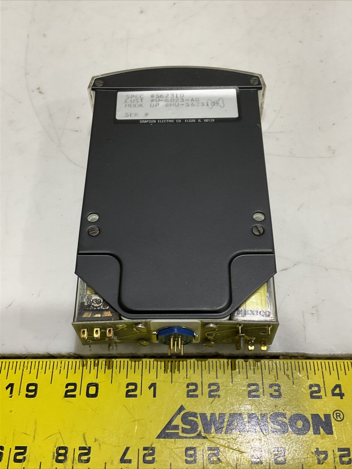 SIMPSON ELECTRIC 3623 HU-S52310 U-6023-AG ELECTRICAL METER 0-150 V 373