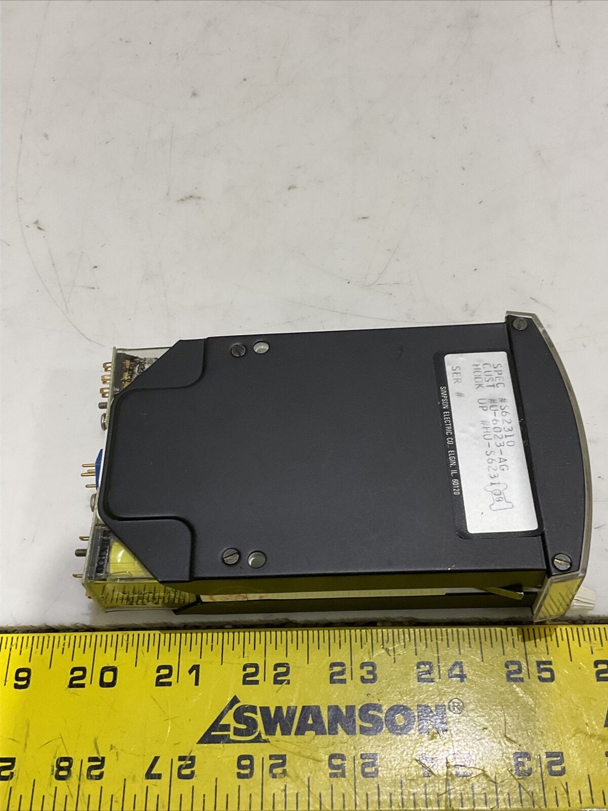 SIMPSON ELECTRIC 3623 HU-S52310 U-6023-AG ELECTRICAL METER 0-150 V 373
