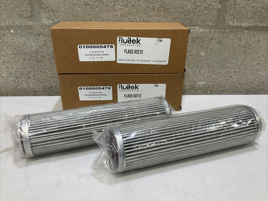 FLUITEK FLK02-02212 PARTICULATE FILTER ELEMENT LOT OF 2 373