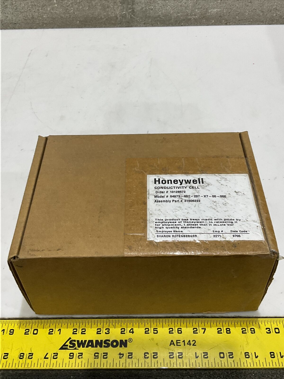 HONEYWELL 04973-001-207-X7-00-000 31606222 CONDUCTIVITY CELL 373