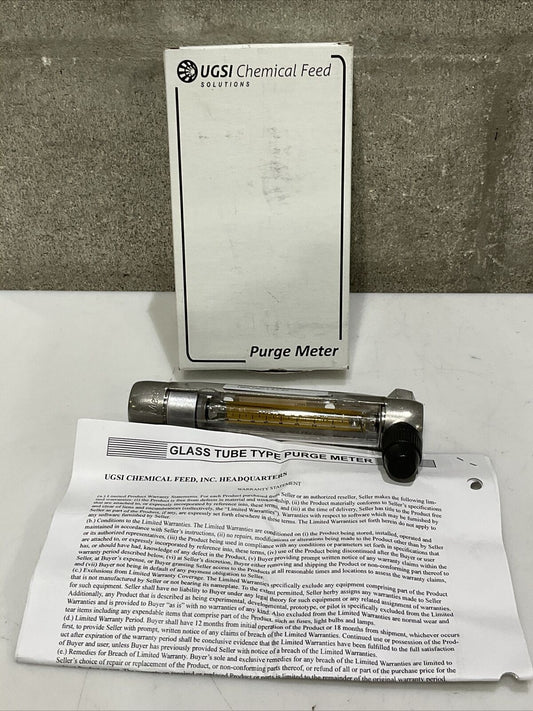 UGSI CHEMICAL FEED 3560-1 28A123SSXX2X PURGE METER 373