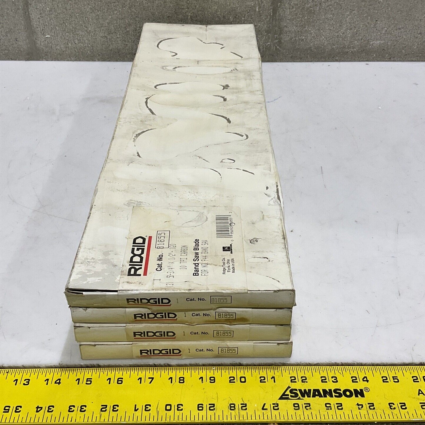 RIGID 81855 BAND SAW BLADE 53-3/4”X 1/2”-.020 3 BLADE LOT OF 4 373