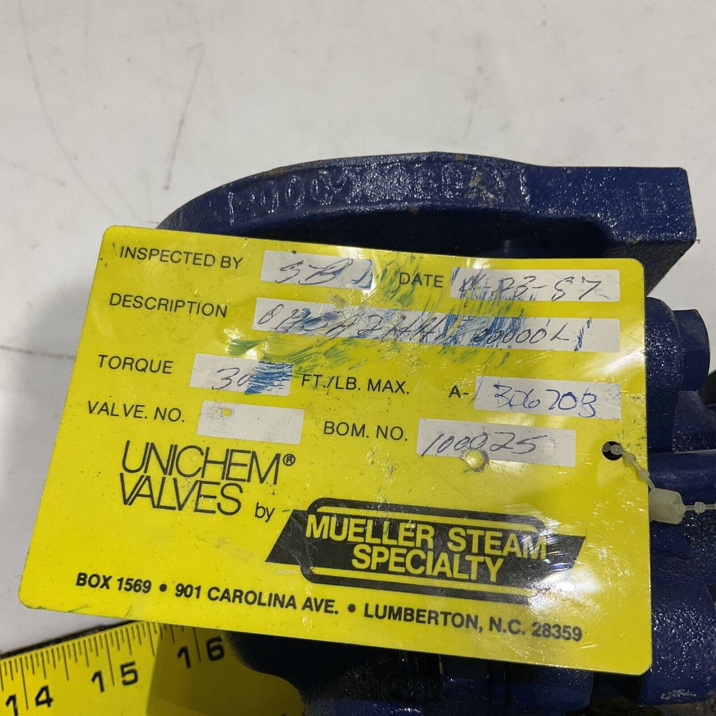 MUELLER 0110A2HH 00000L GATE VALVE 30 TORQUE 373