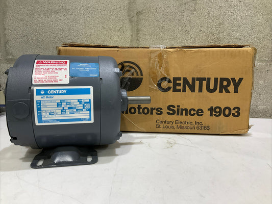 CENTURY 8-15195-01 AC MOTOR 1/2 HP 1725 RPM 60 HZ 373