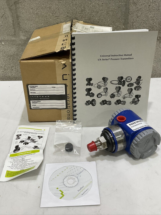 FOXBORO IGP10-T22E1F PRESSURE TRANSMITTER 0-500 0-3000 PSIG 373