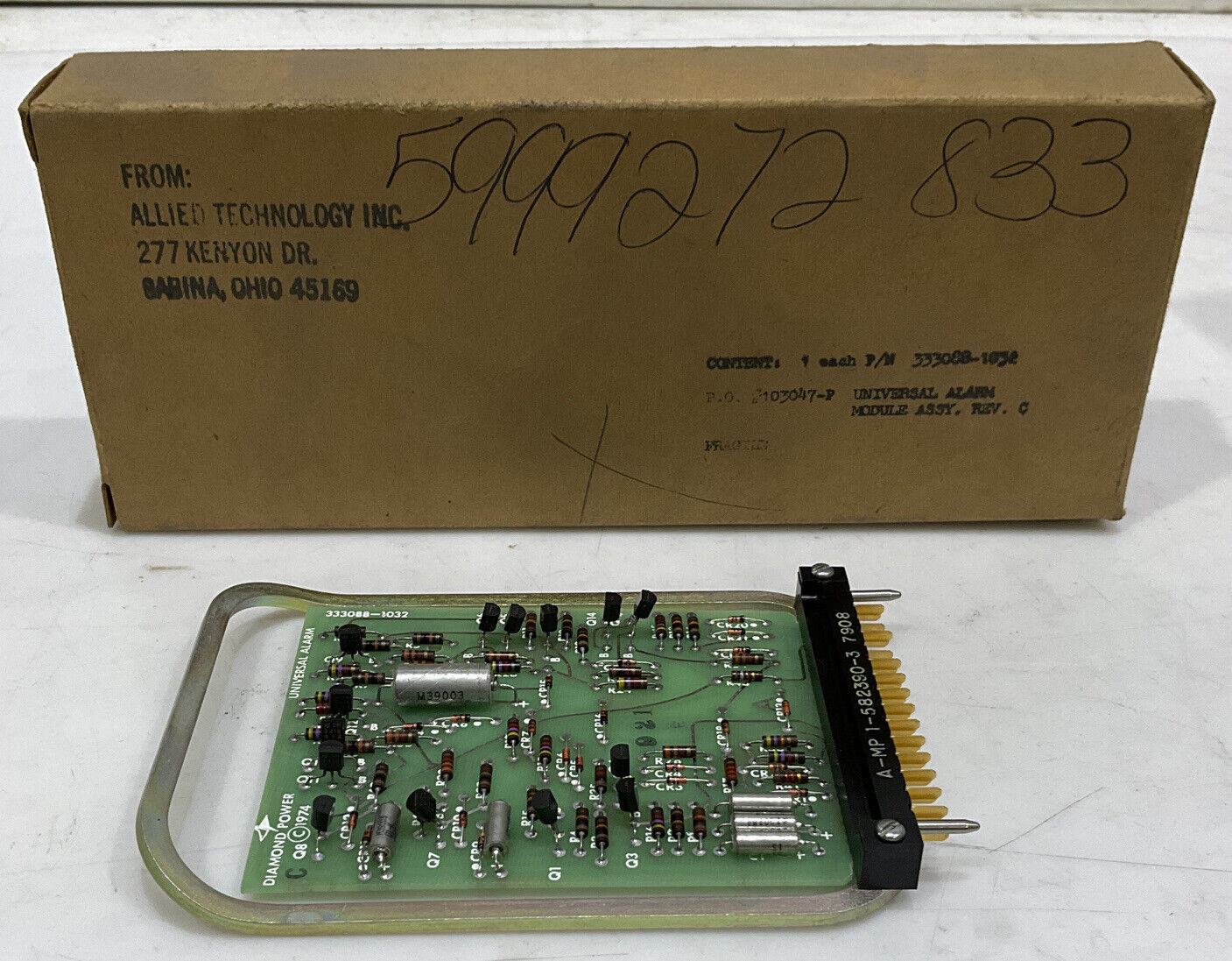 DIAMOND POWER 333088-1032 REV C UNIVERSAL ALARM MODULE ASSY 373