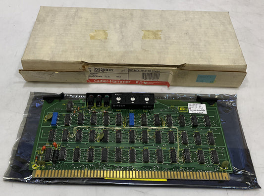 CUTLER-HAMMER D520BX2Y4 SERIES A4 DIRECTROL MULTIPLEX CIRCUIT BOARD 81-13554 373