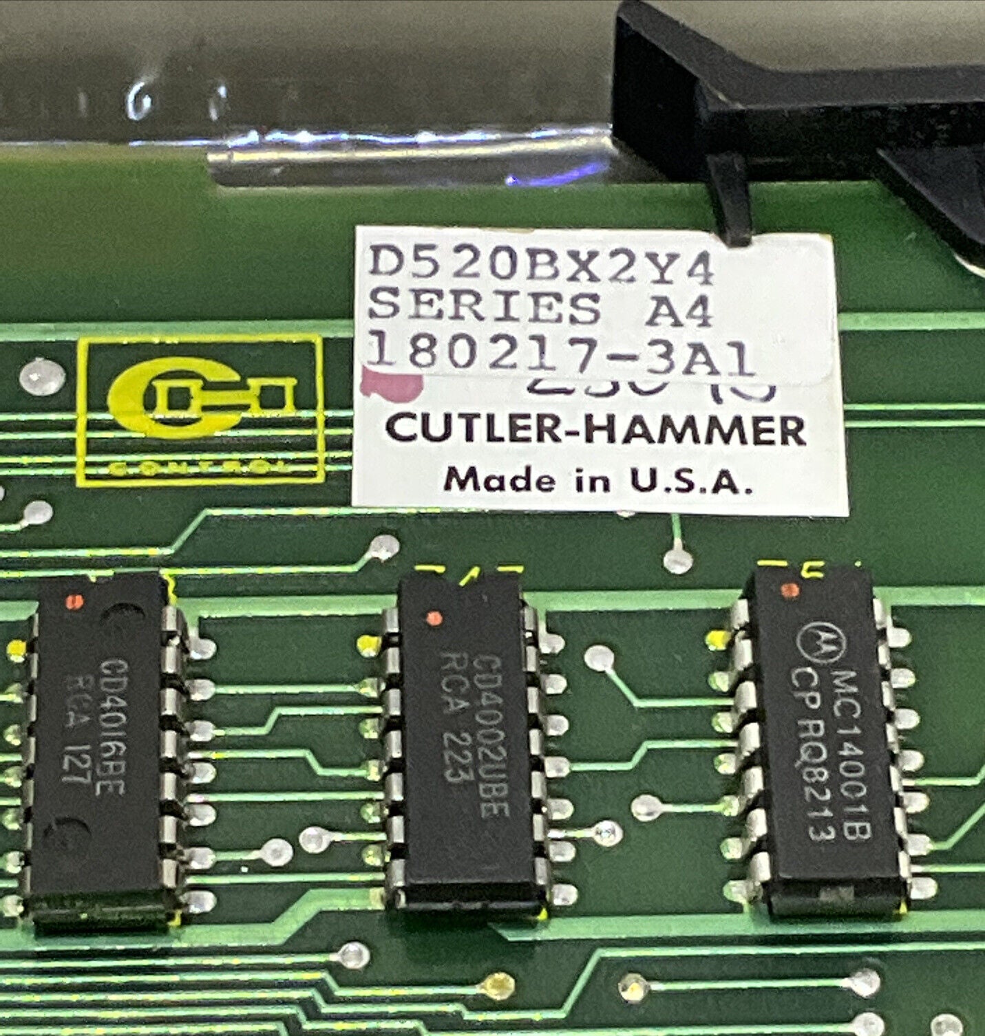 CUTLER-HAMMER D520BX2Y4 SERIES A4 DIRECTROL MULTIPLEX CIRCUIT BOARD 81-13554 373