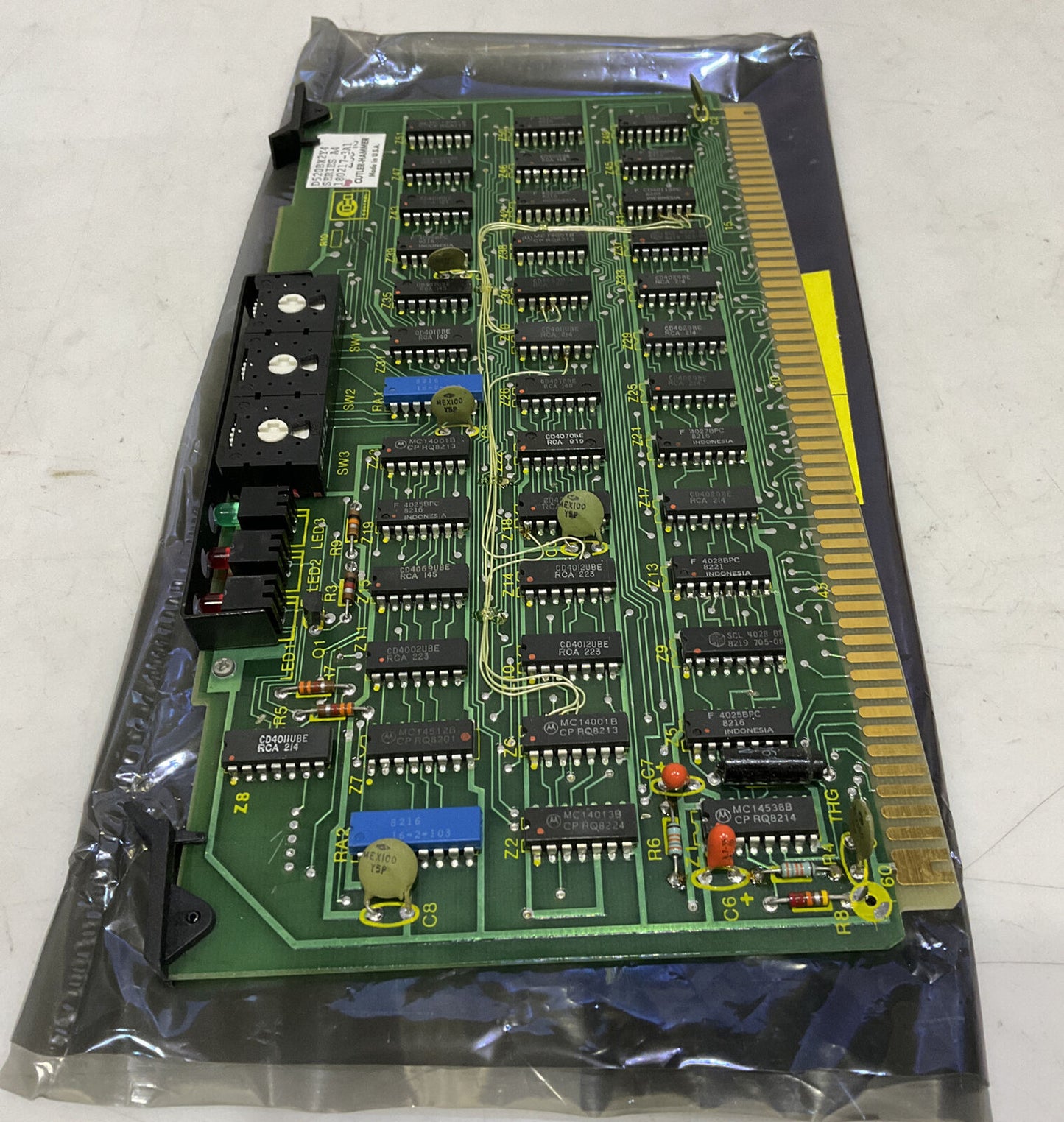 CUTLER-HAMMER D520BX2Y4 SERIES A4 DIRECTROL MULTIPLEX CIRCUIT BOARD 81-13554 373