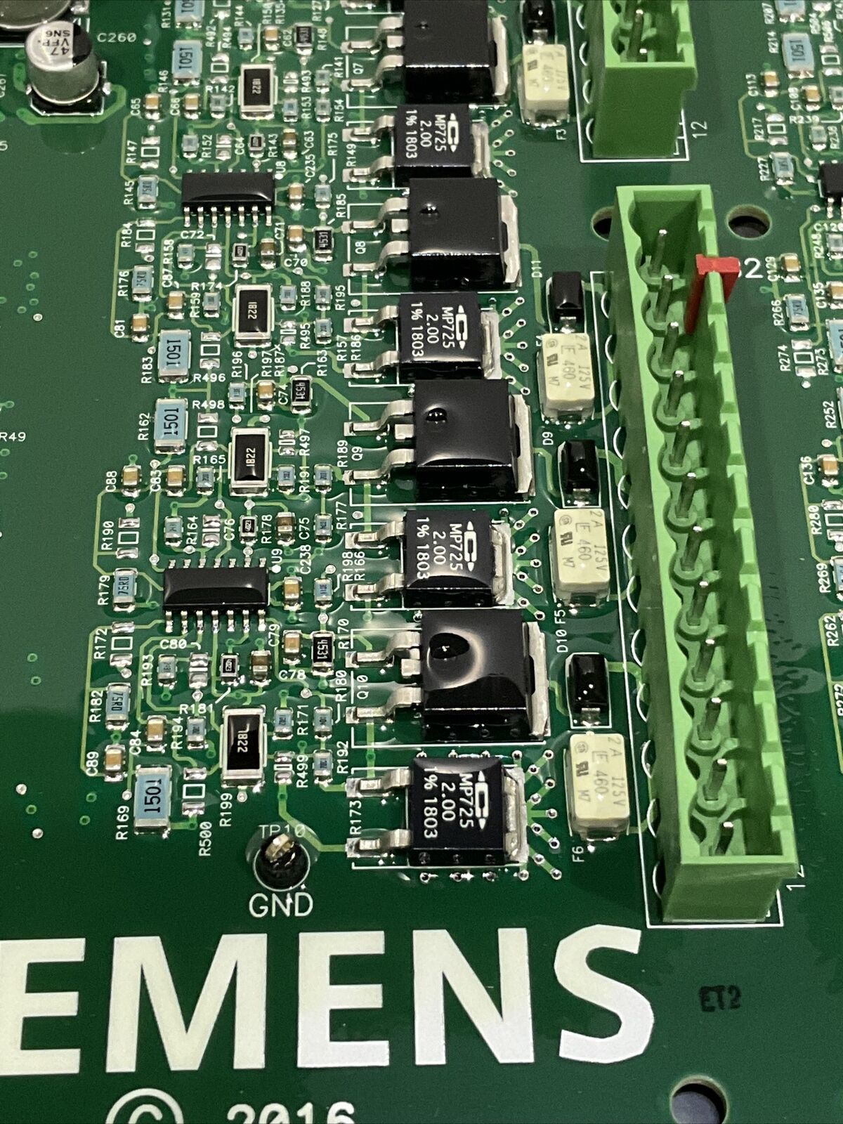 SIEMENS A5E03036273 BYPASS CONTROL CIRCUIT BOARD 373