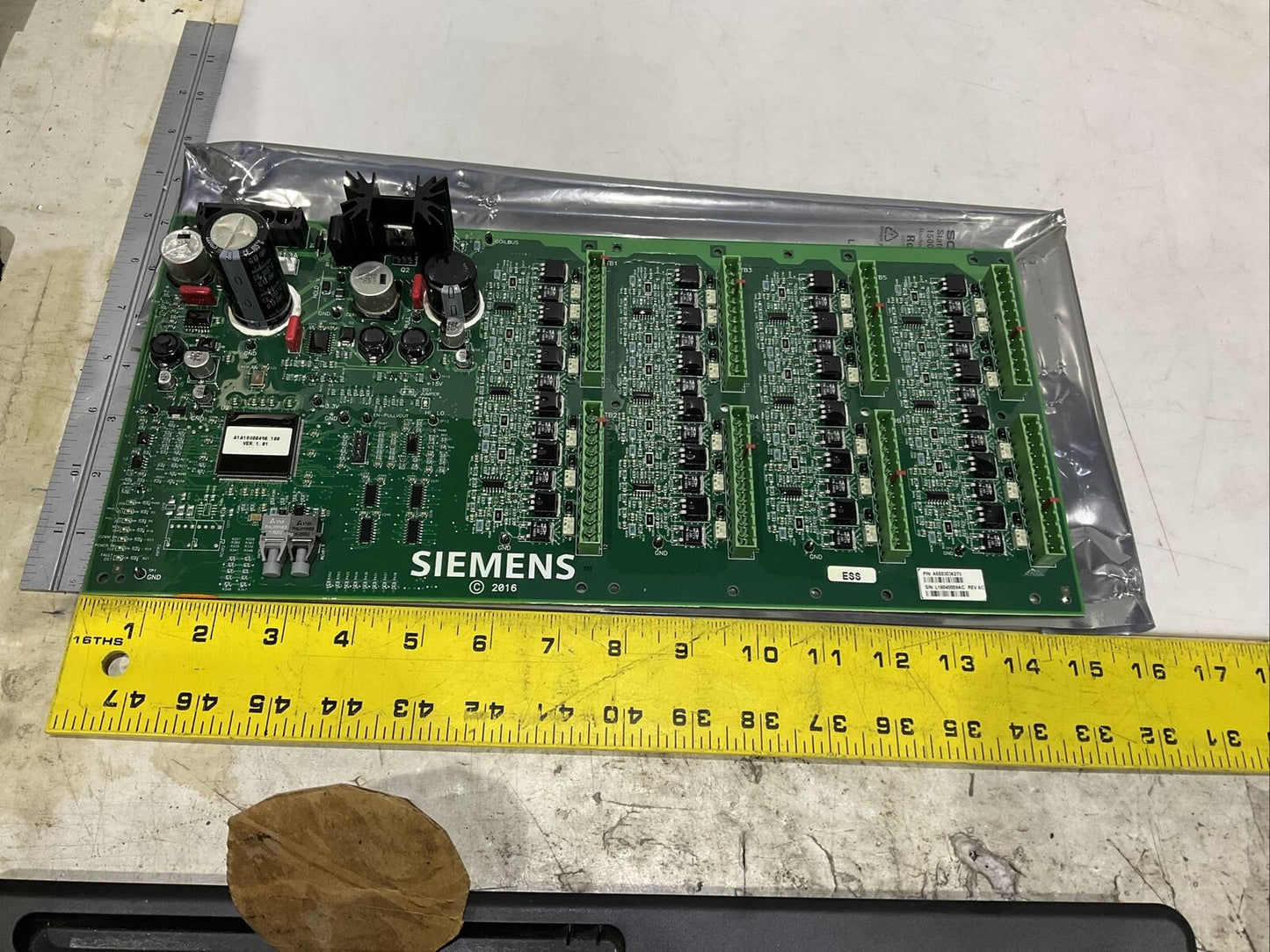 SIEMENS A5E03036273 BYPASS CONTROL CIRCUIT BOARD 373