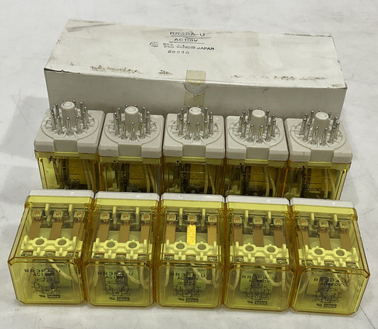 IUCC RR3PA-U AC120V 20230 RELAY LOT OF 10 373
