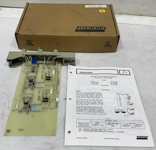 FOXBORO 2AI-I3V CURRENT-TO-VOLTAGE CONVERTER BOARD 373