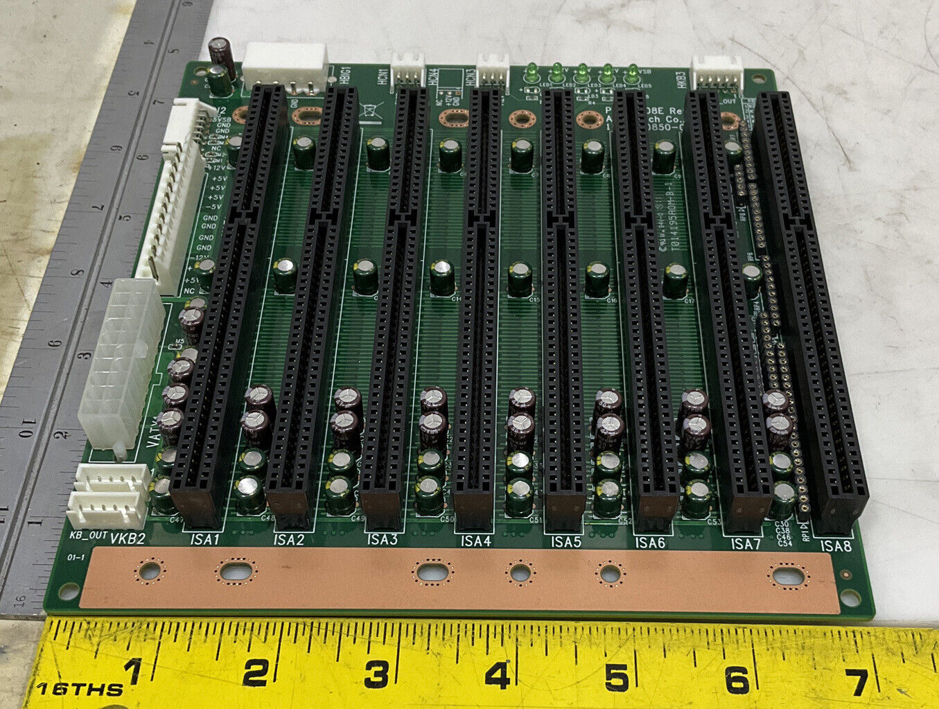 ADVANTECH PCA-8108E-0C2E 8 SLOT BP BACK PANEL ASSEMBLY 373