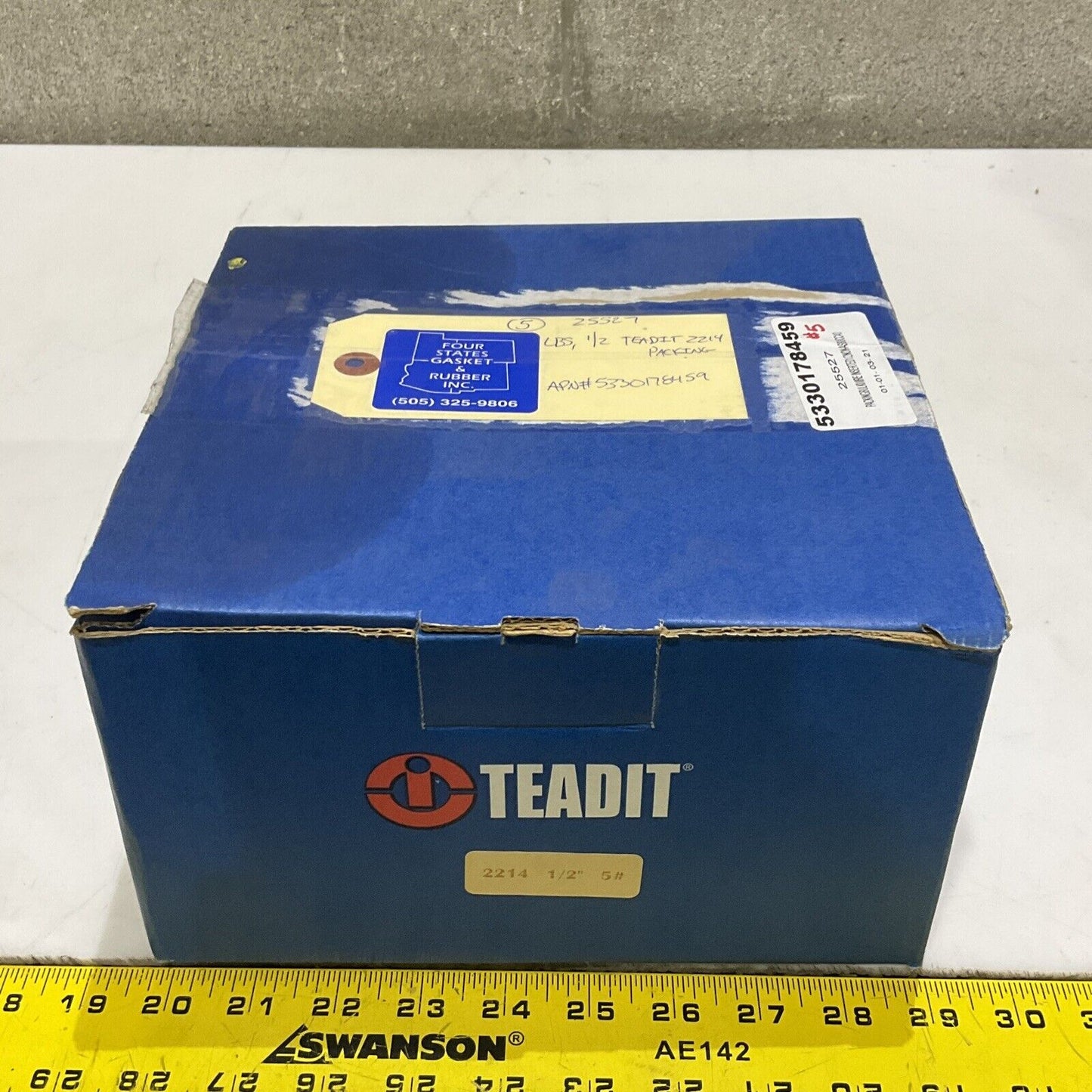 TEADIT 2214 BULK PACKING 1/2” 5 LB 373