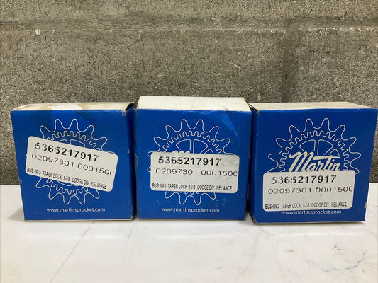 MARTIN 2517 1 7/8 TAPER LOCK BUSHING LOT OF 3 373