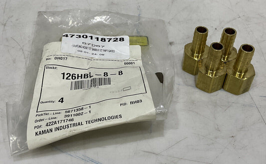 GATES FNPT 126HBL-8-8 HOSE COUPLING LOT OF 4 373
