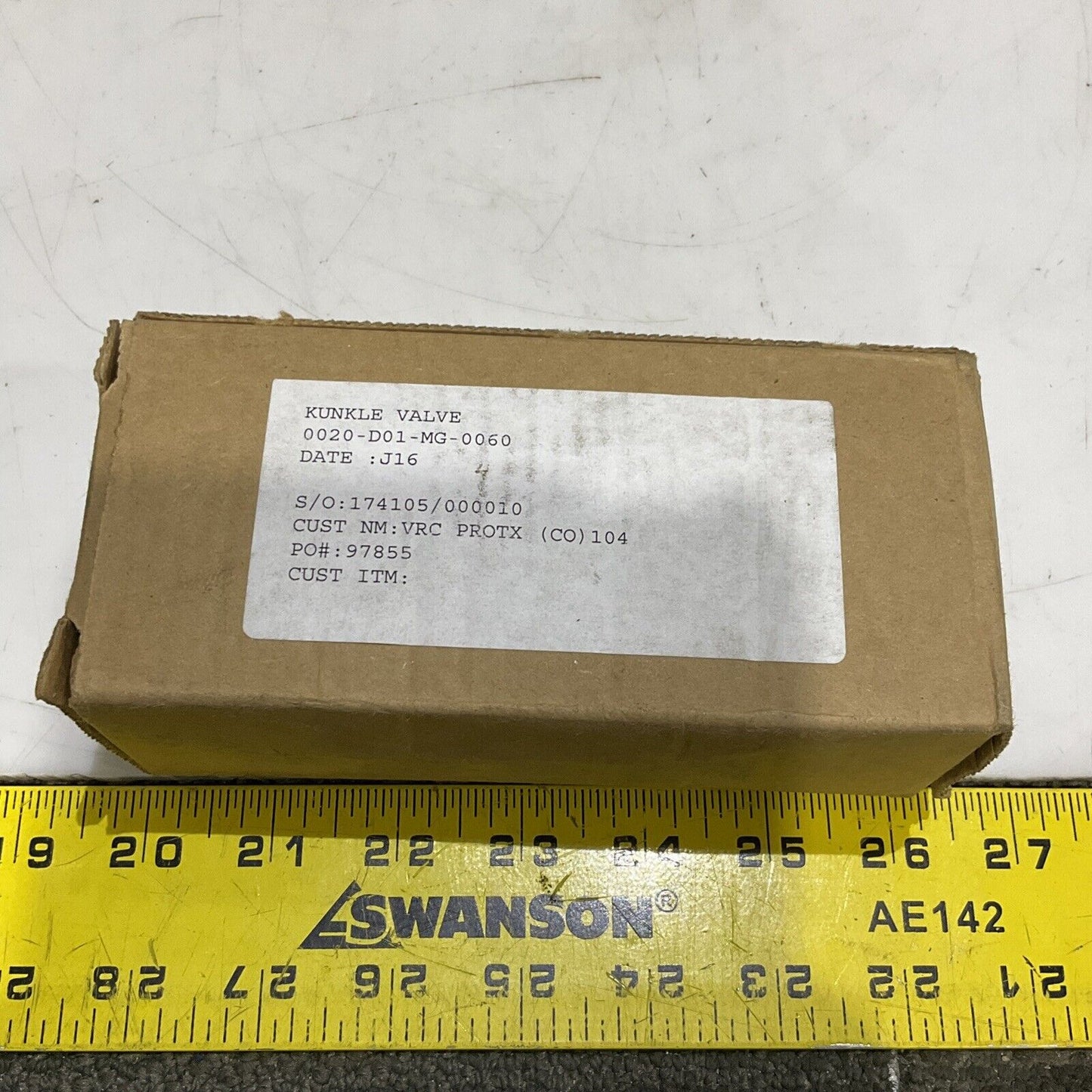 KUNKLE VALVE 0020-D01-MG-0060 PRESSURE RELIEF VALVE 3/4” 60 PSI 16 GPM 373