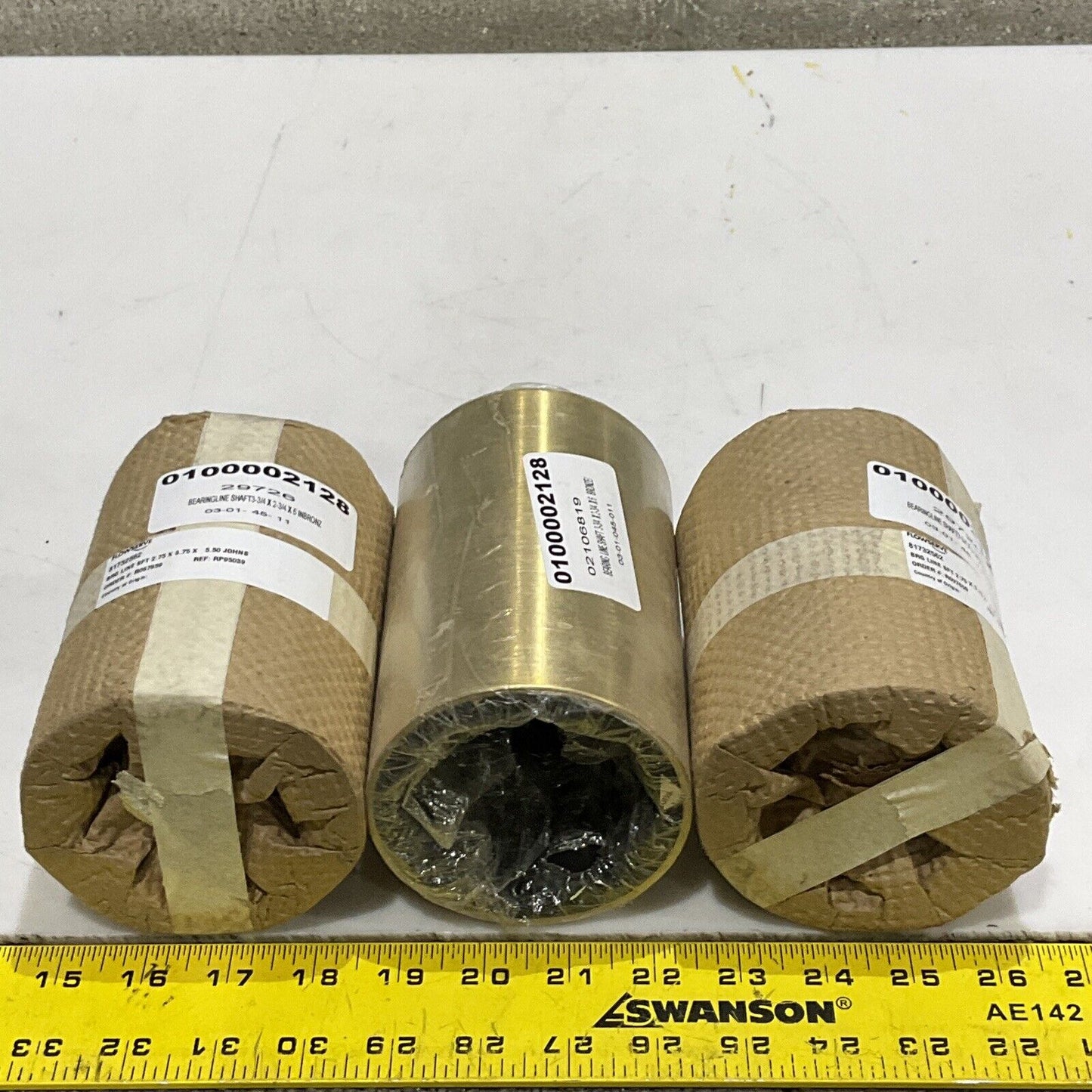 WORTHINGTON FLOWSERVE 81732562 BEARING LINE SHAFT 3-3/4 X 2-3/4 X 6 LOT OF 3 373