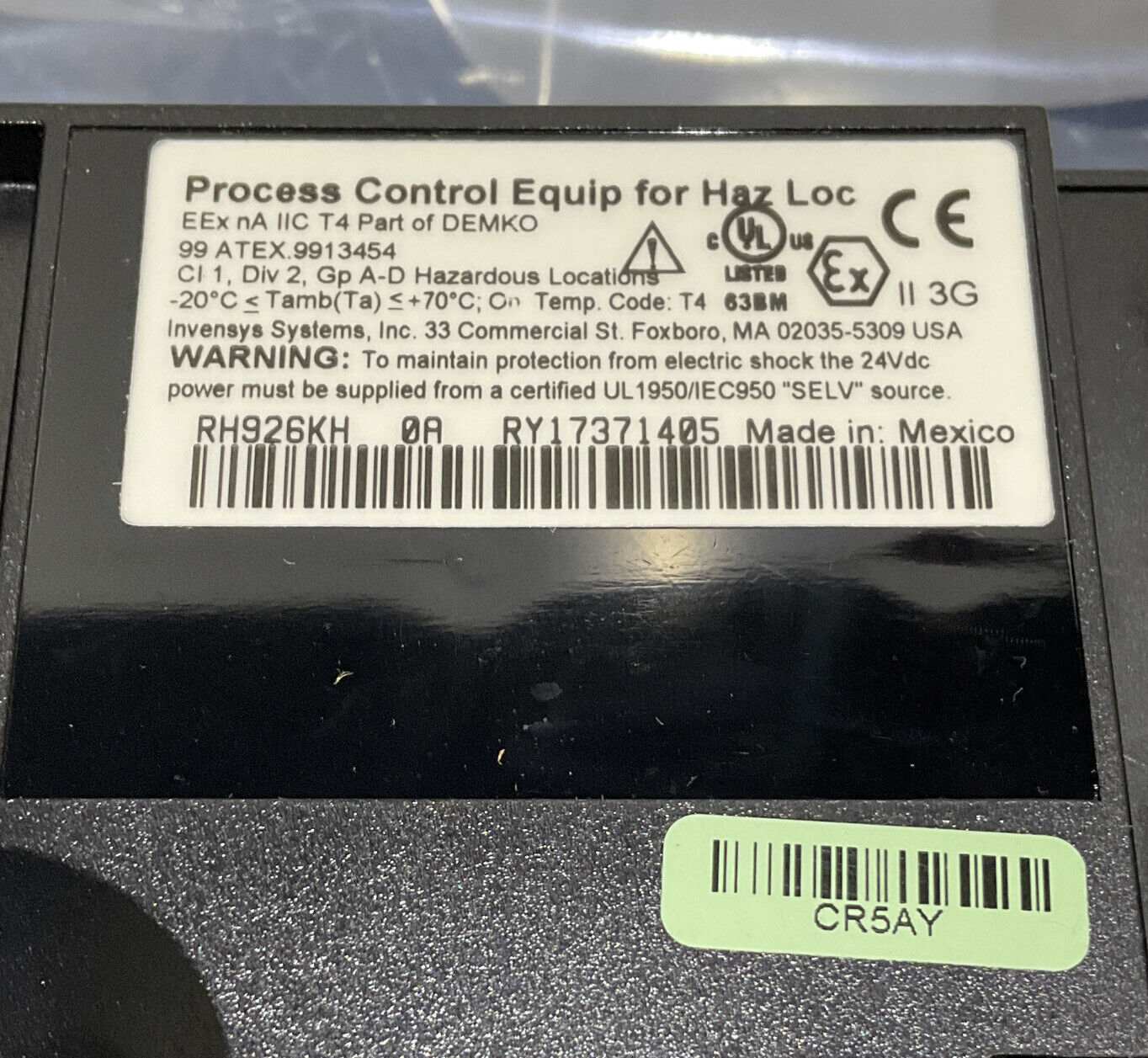 FOXBORO RH926KH  373