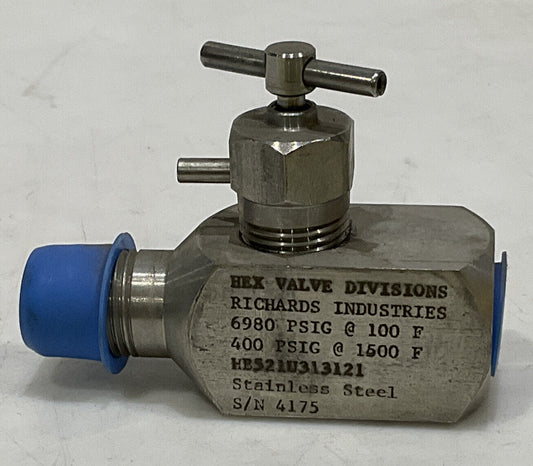 RICHARDS INDUSTRIES HB521U313121 4175 HEX VALVE 373