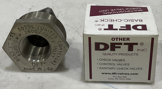 DFT 8063 MULTIPOSITIONAL CHECK VALVE UNIT 6000 WP 1” BSS 373