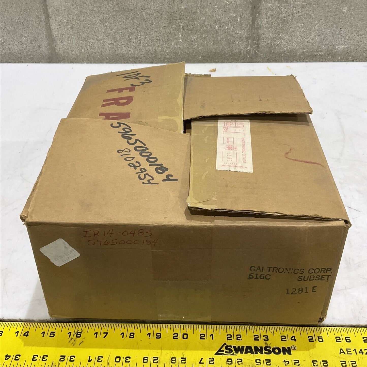GAI TRONICS CORP 616C 1281E FLUSH PANEL SUBSET 373