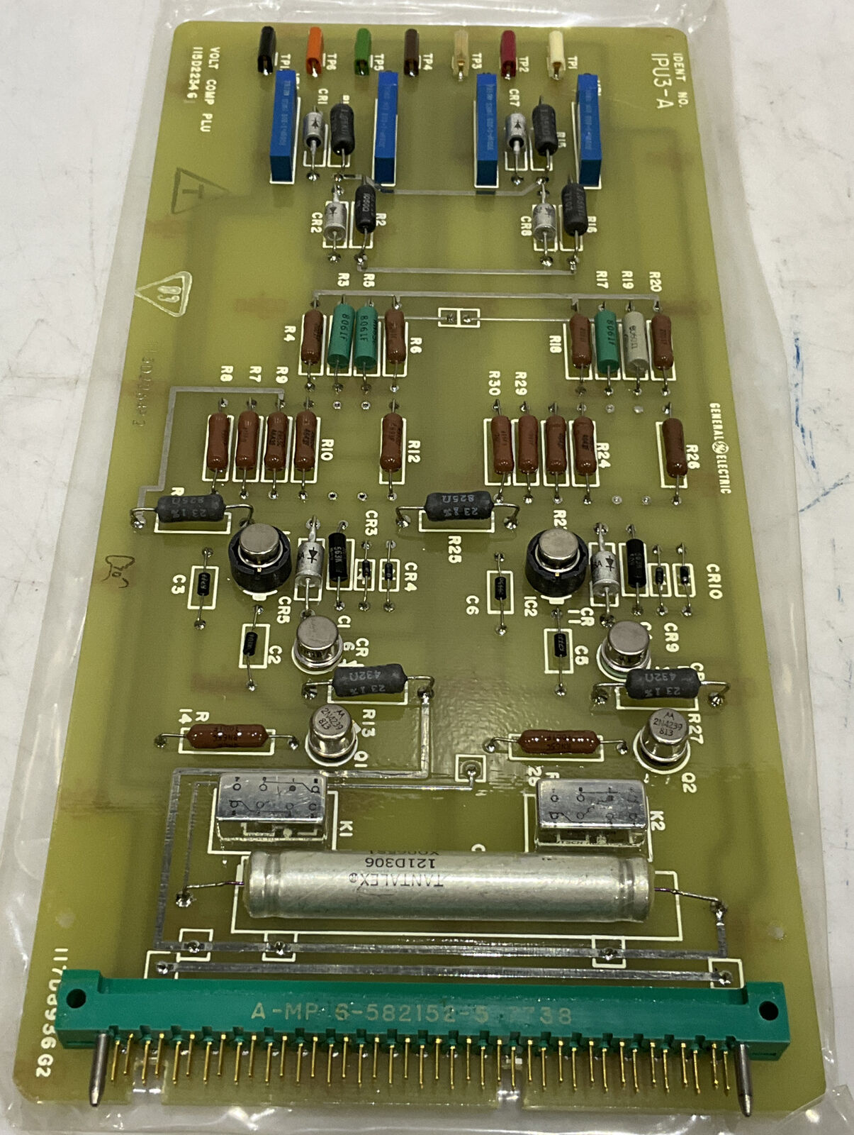 GENERAL ELECTRIC 1PU3-A 115D2234 G1 VOLT COMP PLU MODULE 373