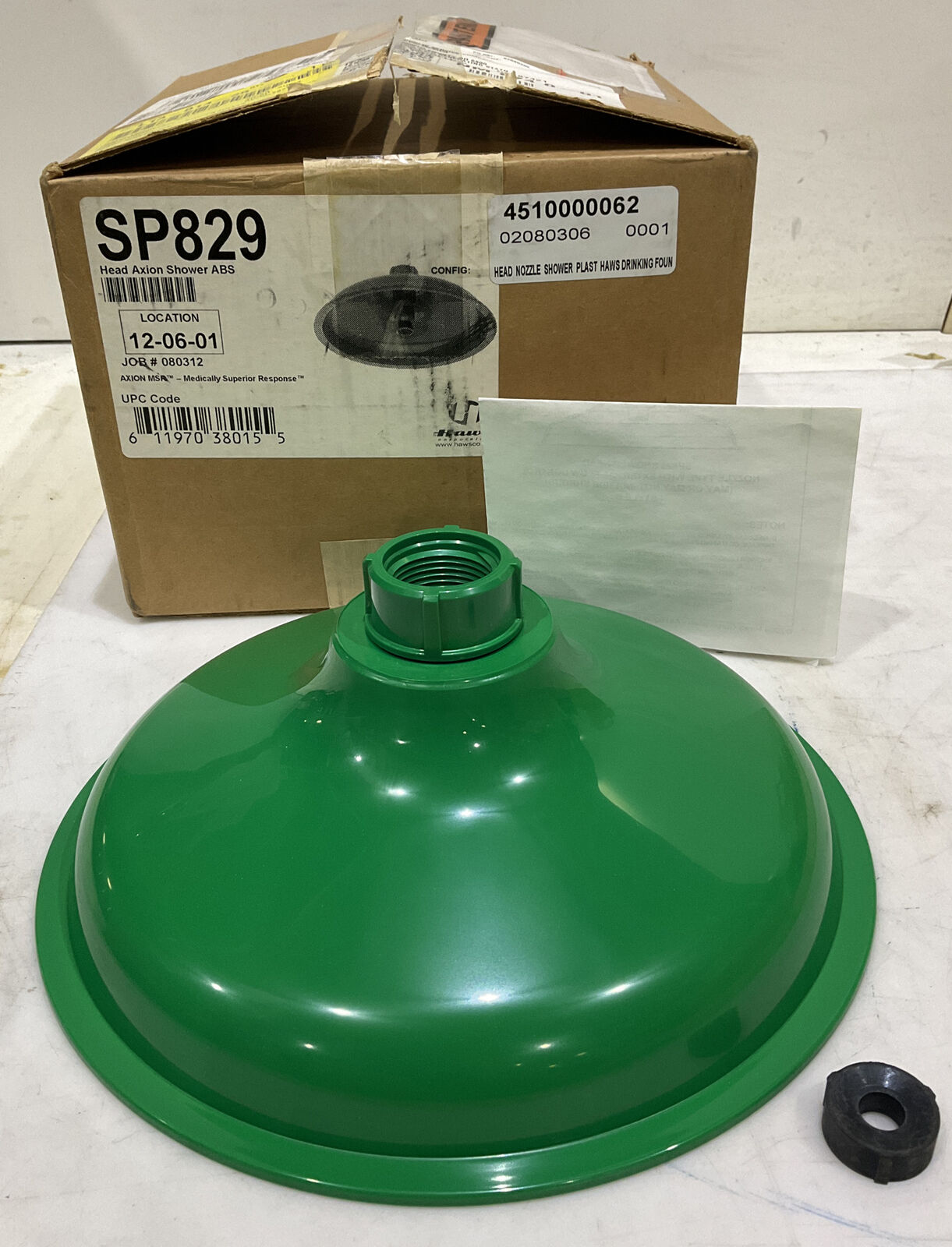 HAWS SP829 SHOWER NOZZLE HEAD AXION ABS 373