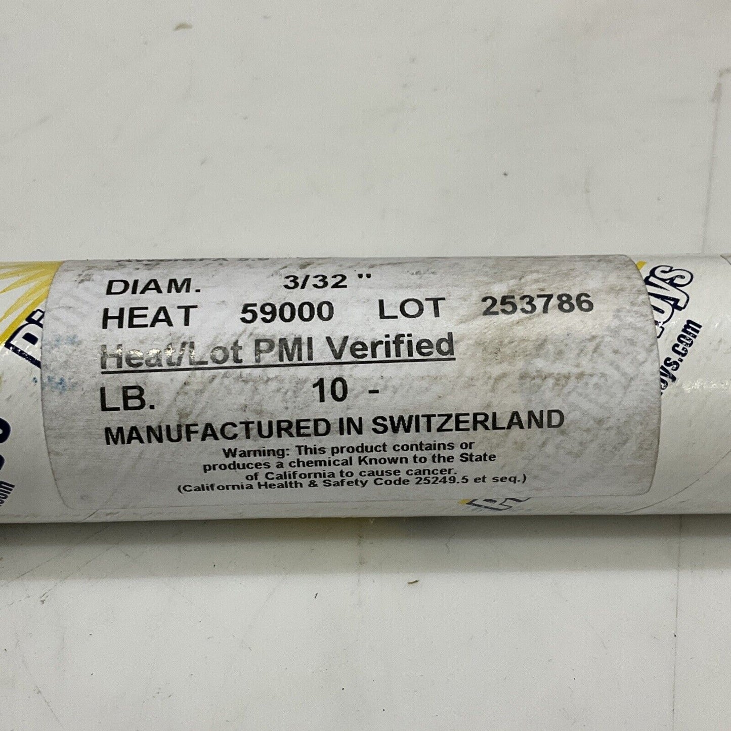 PINNACLE ALLOY ER316/317L AWS/SFA 5.9 ELECTRODE WELDING ROD 3/32” 10 LB 373