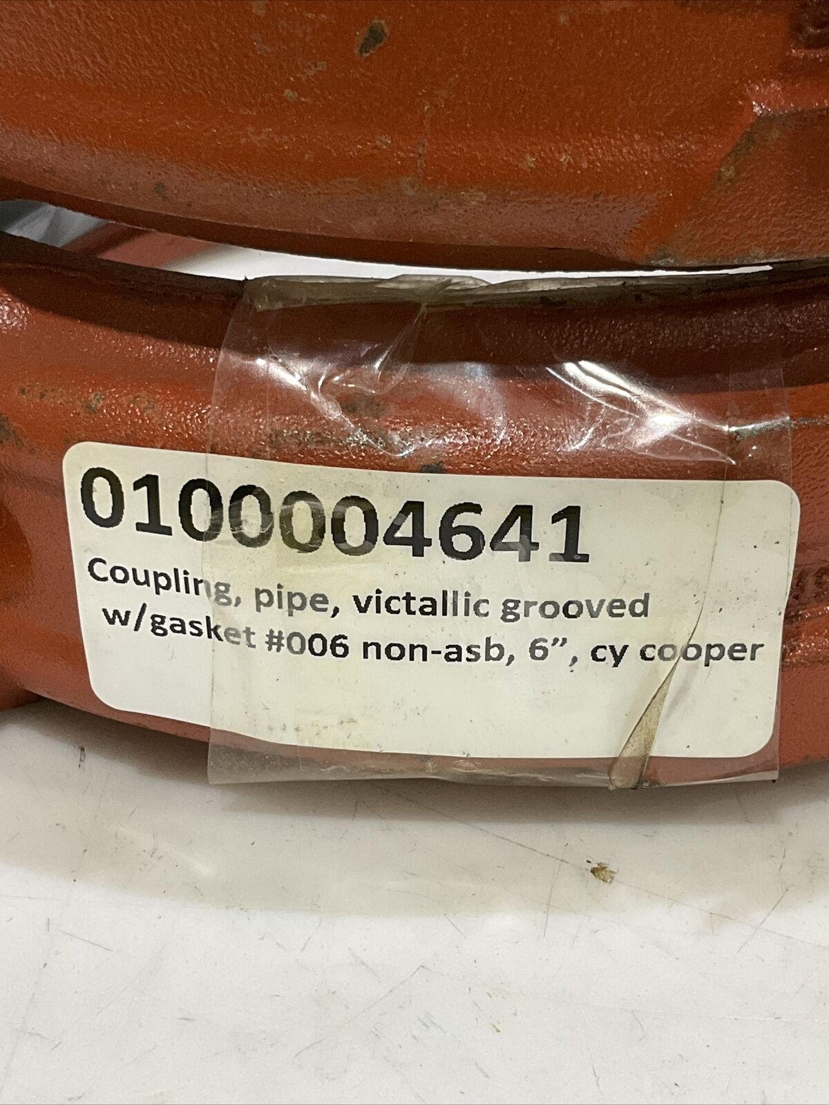 VICTAULIC 6/168,3 -005 H VICTALLIC GROOVED PIPE COUPLING 6” GASKET LOT OF 2 373