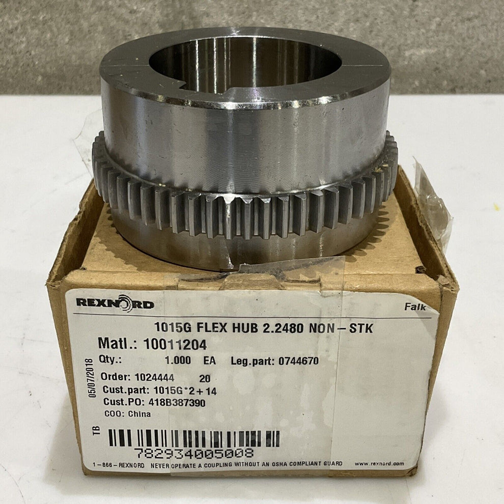 REXNORD FALK 1015G20 SLEEVE EXP BOLT 1015G FLEX HUB 2.2480 SET 373 ...