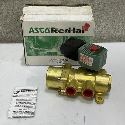 ASCO SK-1955-74 A553281 SOLENOID AIR VALVE 1/2” 4-WAY 120 V 60 HZ 373