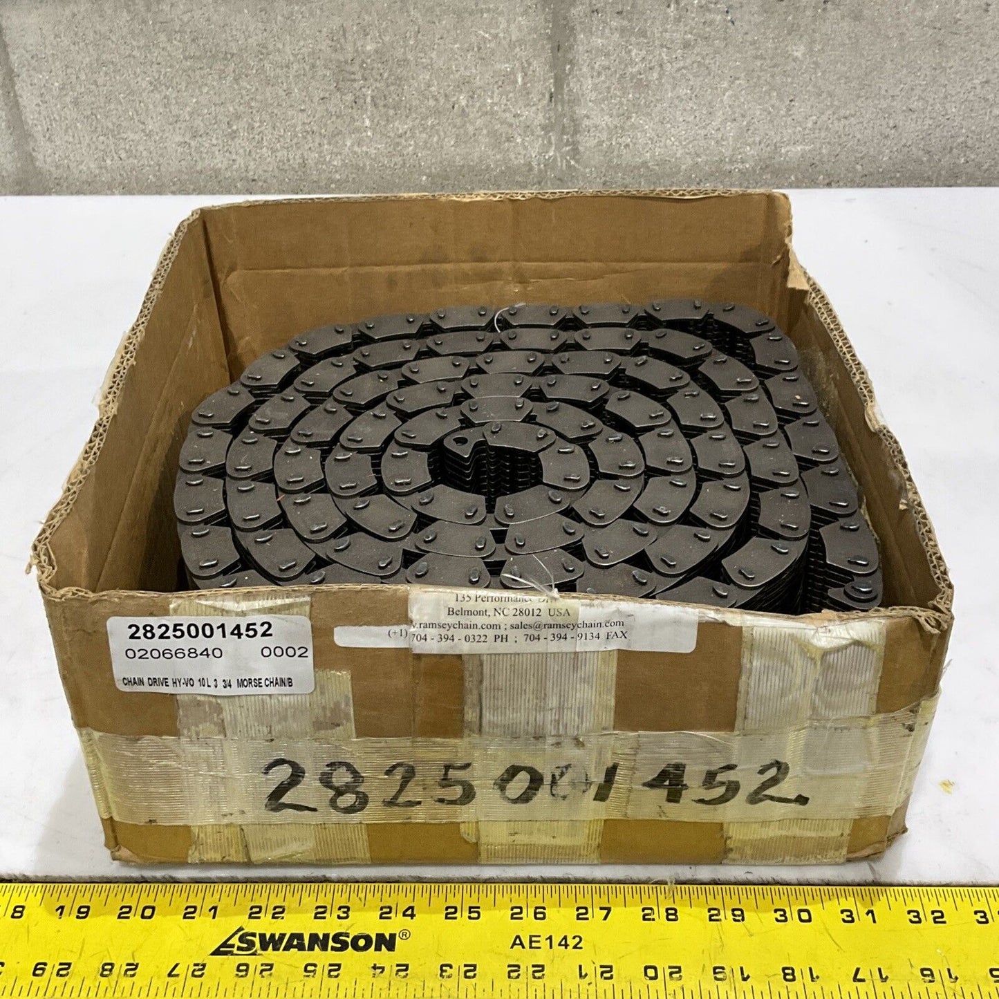 MORSE CHAIN HY-VO DRIVE CHAIN 10'L 3" 3/4" 373