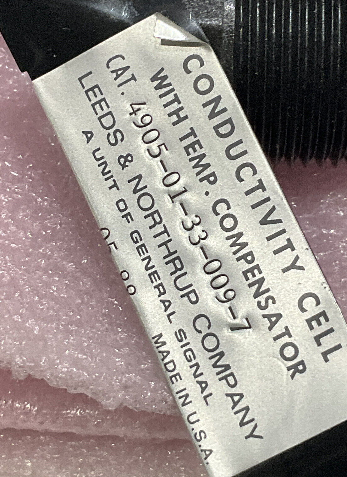 LEEDS AND NORTHRUP 4905 SERIES CONDUCTIVITY CELL 373 Industrial
