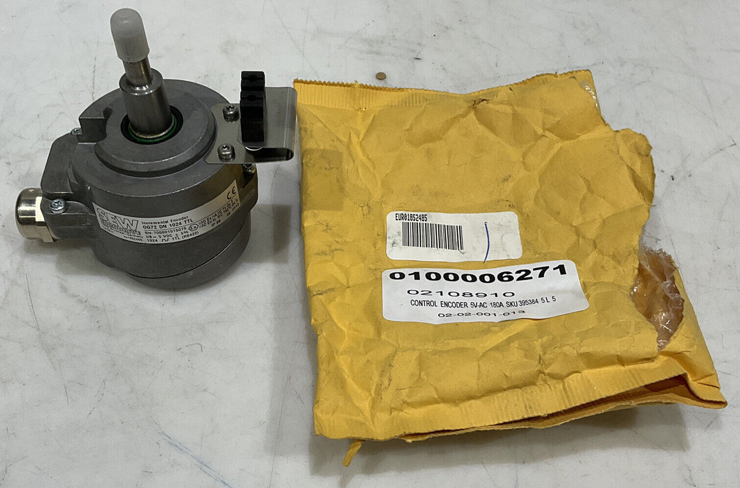 SEW EURODRIVE 0G72 DN 1024 TTL ENCODER CONTROL 373