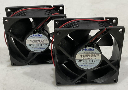 QUALTEK FAN-S DIVISION FAD1-08032DBHW12 FAN LOT OF 2 373