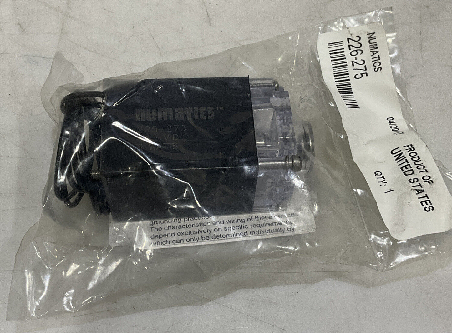 NUMATICS 225-273 / 226-275 COIL 115VDC 6W 373