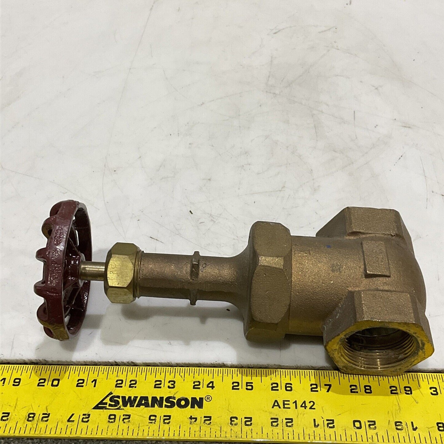 CRANE 424 CL200 RISING STEAM GATE VALVE BRONZE 1.5” 200 LB 400 CWP 373