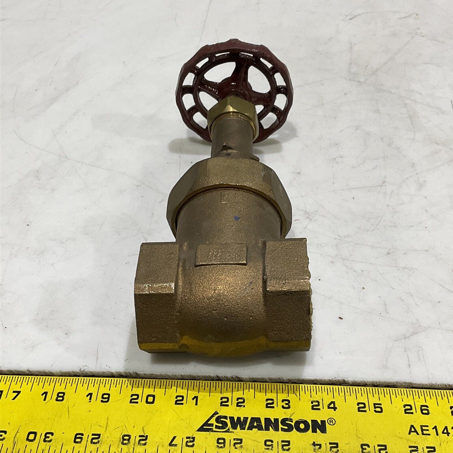 CRANE 424 CL200 RISING STEAM GATE VALVE BRONZE 1.5” 200 LB 400 CWP 373