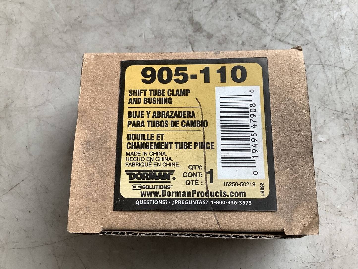 DORMAN 905-110 SHIFT TUBE CLAMP 476 - LOT OF 3