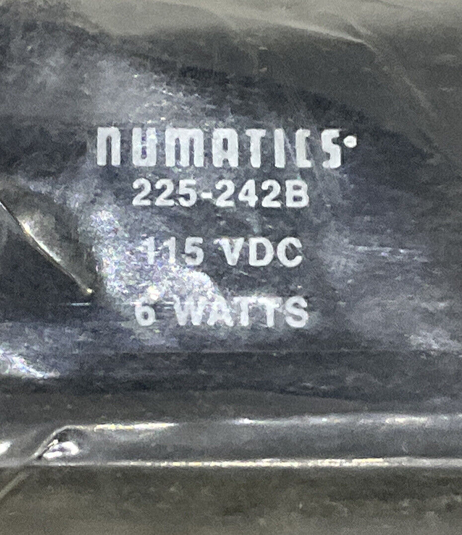 NUMATICS 225-242B / 226-414 115VDC 6W COIL 373