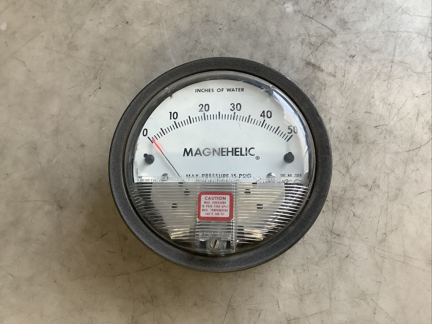 MAGNEHELIC 2050 PRESSURE GAUGE 0-50 WC 476