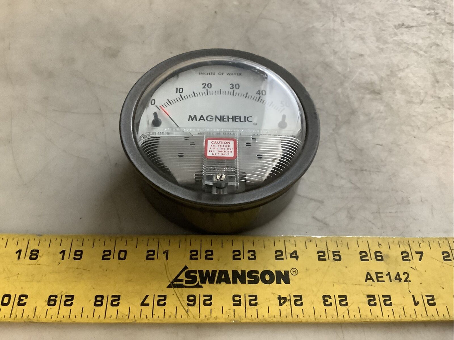 MAGNEHELIC 2050 PRESSURE GAUGE 0-50 WC 476