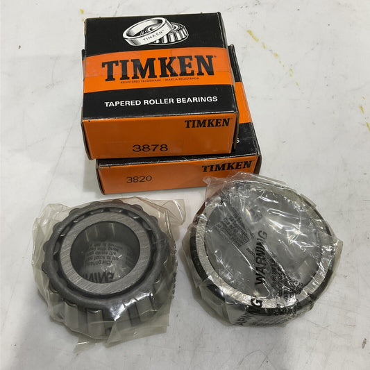 TIMKEN 3878 3820 TAPERED ROLLER BEARING CUP & CONE SET 373