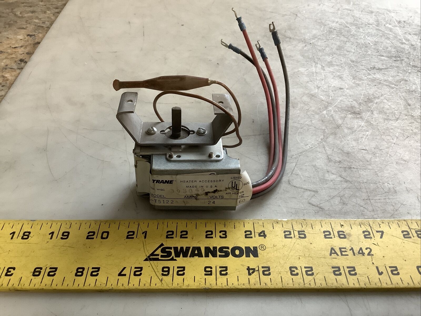 Electric Heater Trane Garage Heater TRANE UHEC-T5122 THERMOSTAT