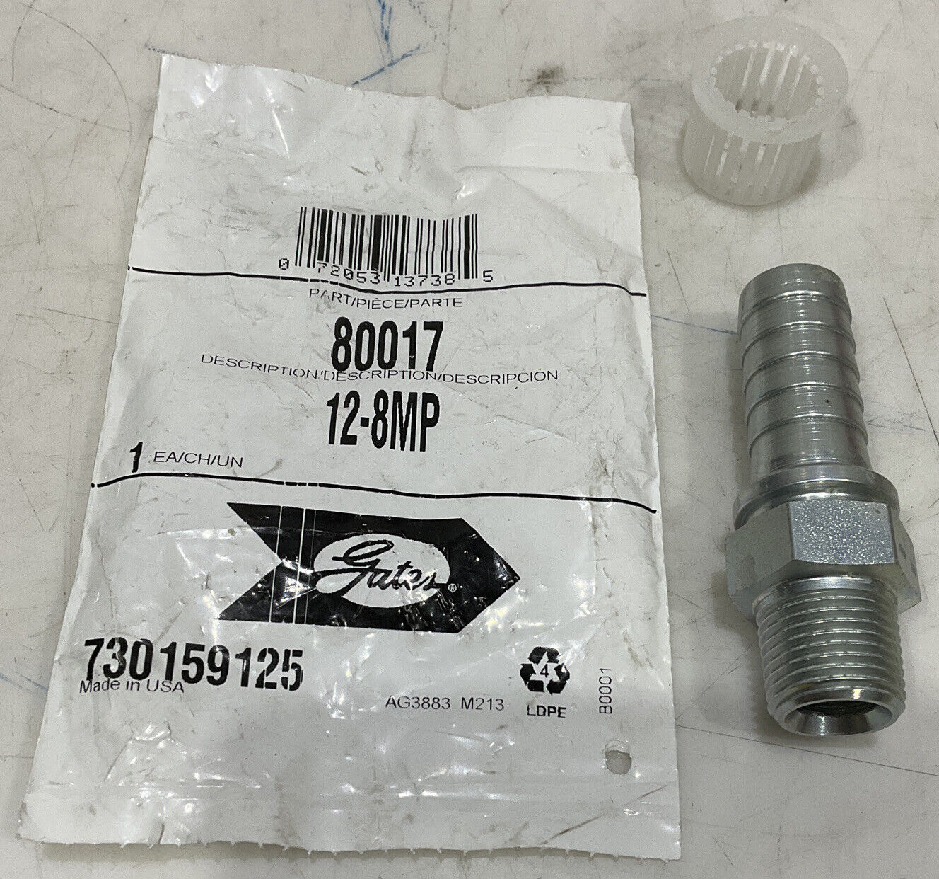 GATES 80017 12-8MP ADAPTER LOT OF 7 373