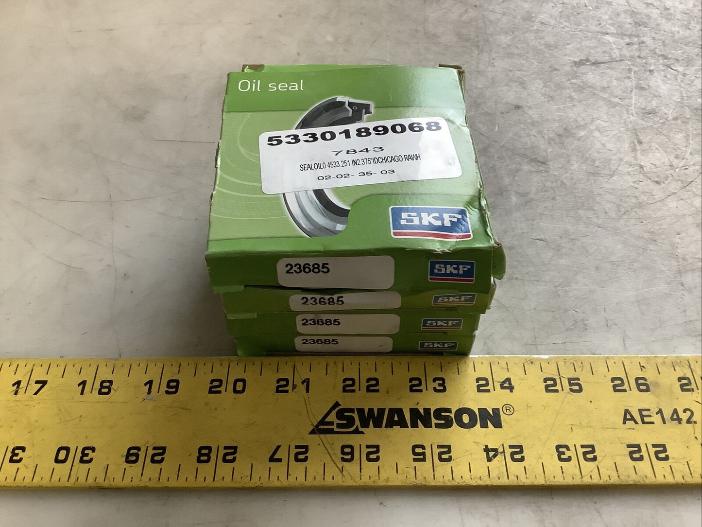 SKF 23685 OIL SEAL 373 - LOT OF 4
