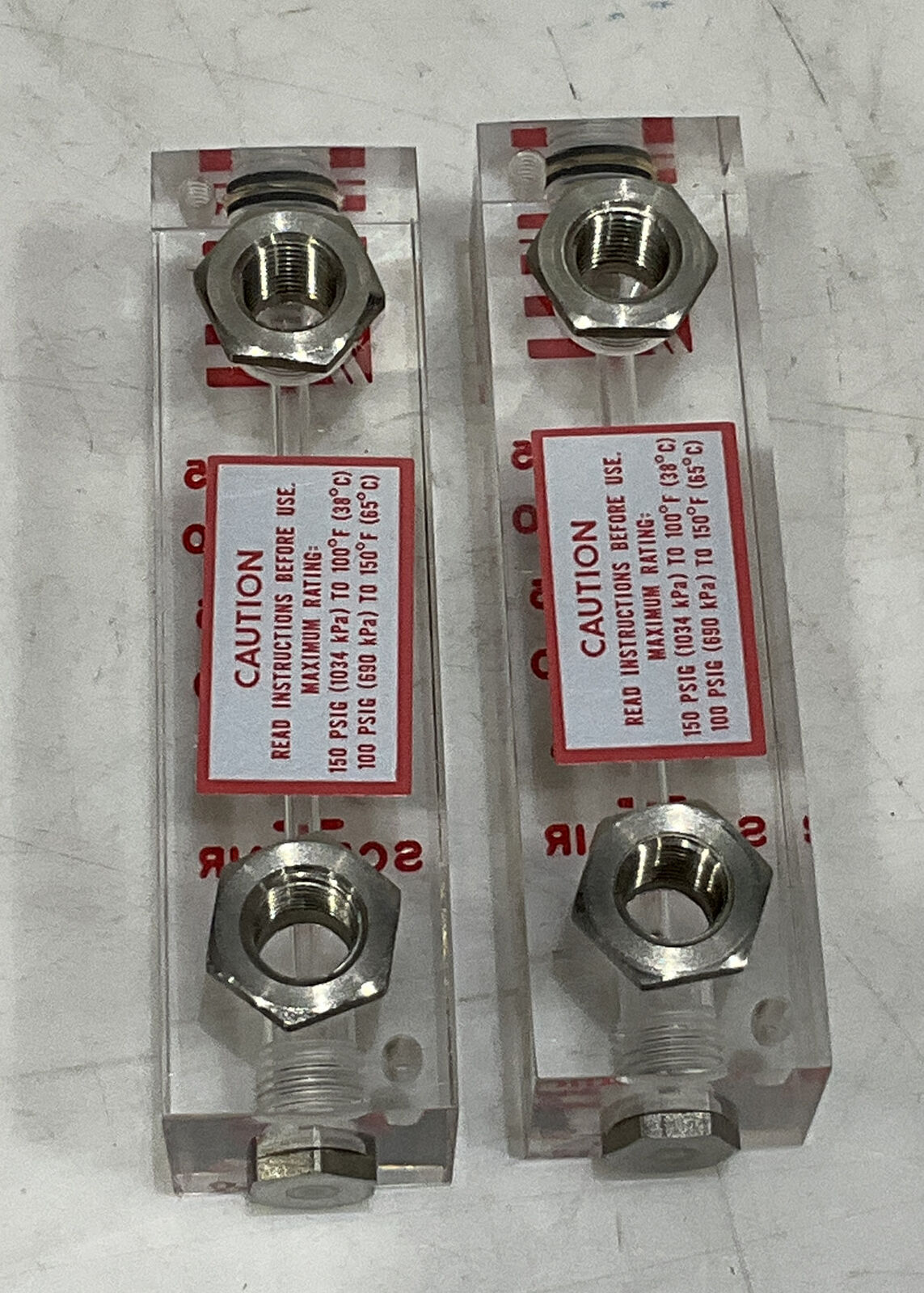 SCFH AIR 53-192952-00 PRESSURE GAUGE LOT OF 2 373