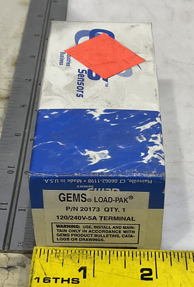 GEMS SENSORS 20173 LOAD-PAK 120-240V-5A TERMINAL 373